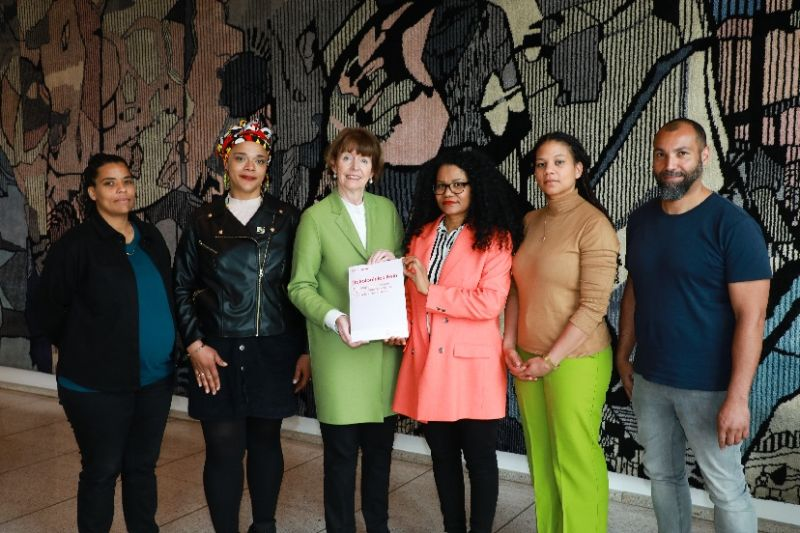 Glenda Obermuller with the Mayor of Cologne